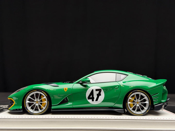 Ferrari 812 Competizione (BP Green #47) [Davis & Giovanni] 1:18 scale