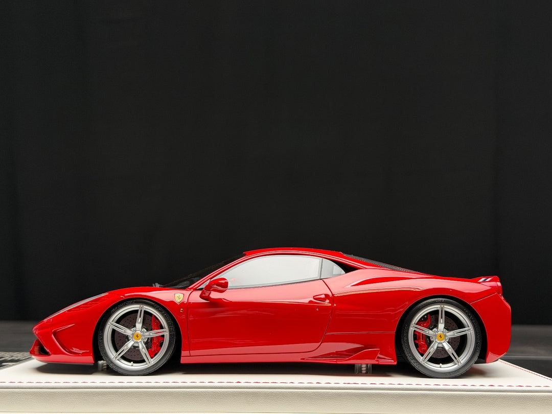 Ferrari 458 Speciale (Rosso Corsa, White/ Blue) [Davis & Giovanni] 1:18 scale