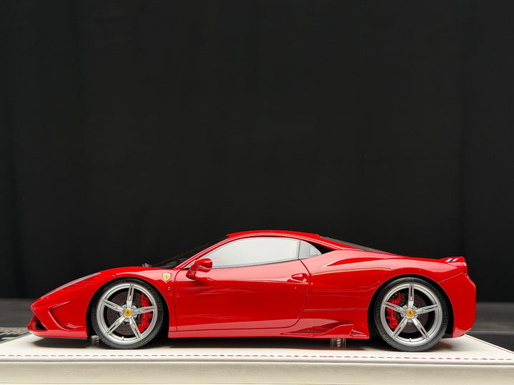 Ferrari 458 Speciale (Rosso Corsa, White/ Blue) [Davis & Giovanni] 1:18 scale
