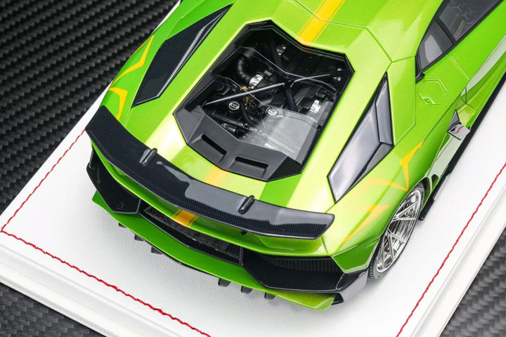 Lamborghini Aventador LP750 SV LBWK (Metallic Green)[Davis & Giovanni]1:18 scale