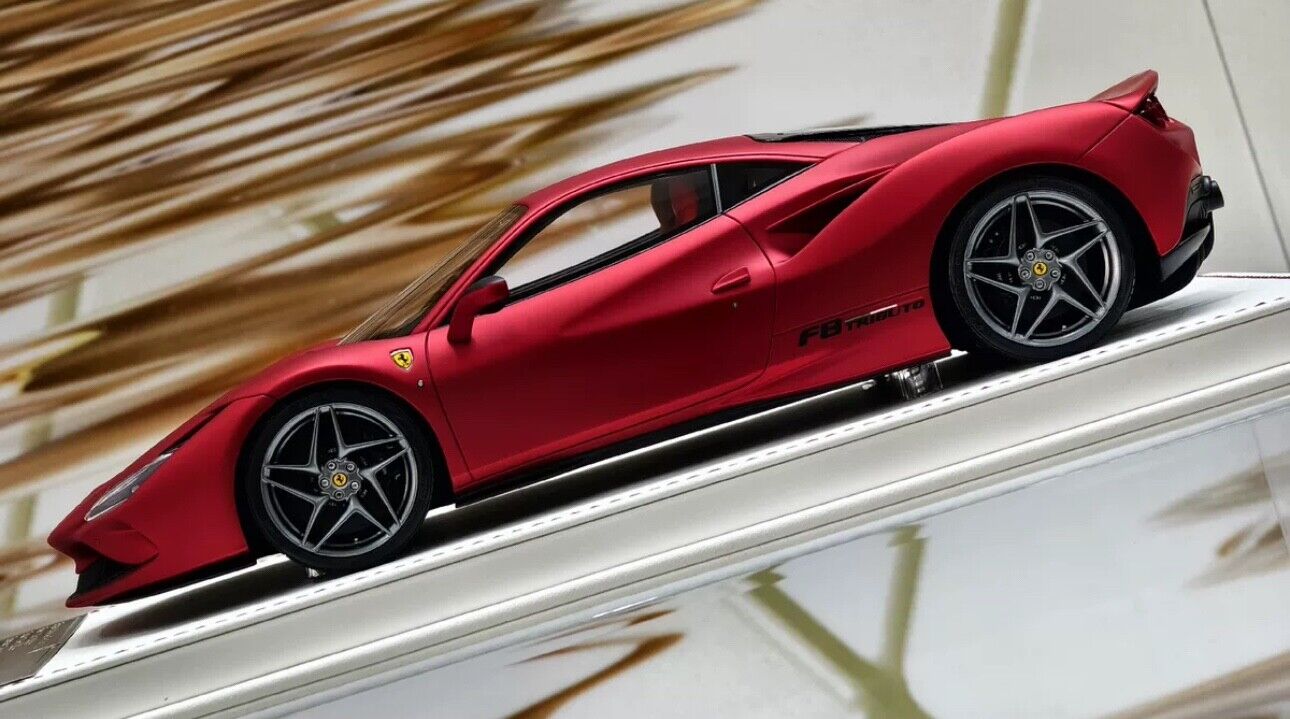Ferrari F8 Tributo (Matt Chrome Red) [Davis & Giovanni] 1/18 scale