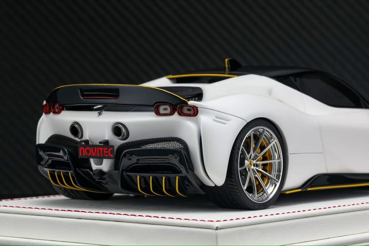 Ferrari SF90 Stradale NOVITEC (White) [Davis & Giovanni] 1:18 scale