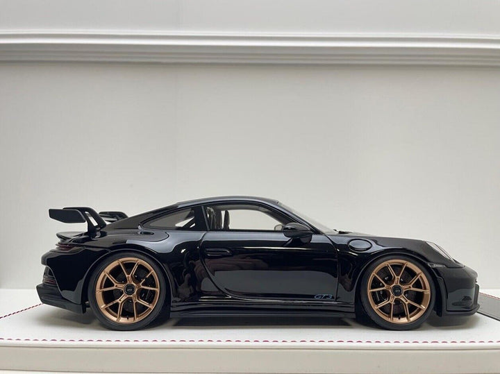 Porsche 911 GT3 (Black gloss) [Davis & Giovanni] 1/18 scale Gold Wheels