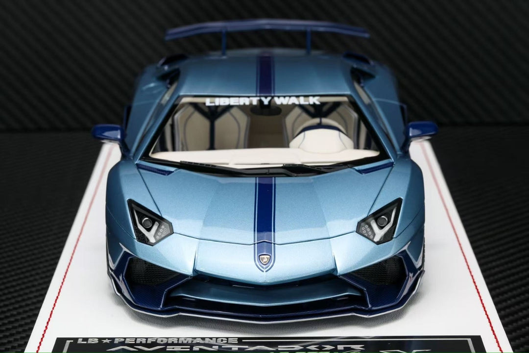 Lamborghini Aventador SV LBWK (Azzurro Blue) [Davis & Giovanni] 1:18 scale