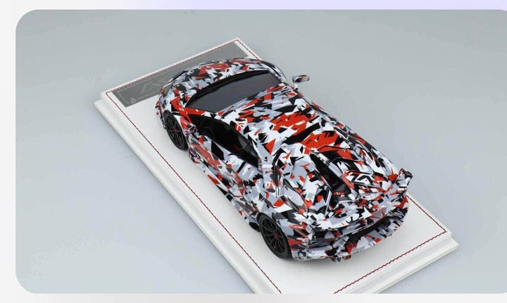 Lamborghini Aventador SVJ (Abstract Camo) [Davis & Giovanni] 1:18 scale