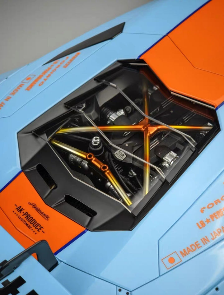 Lamborghini Aventador 2.0 LBWK (Gulf Racing Livery)[Davis & Giovanni] 1:12 scale