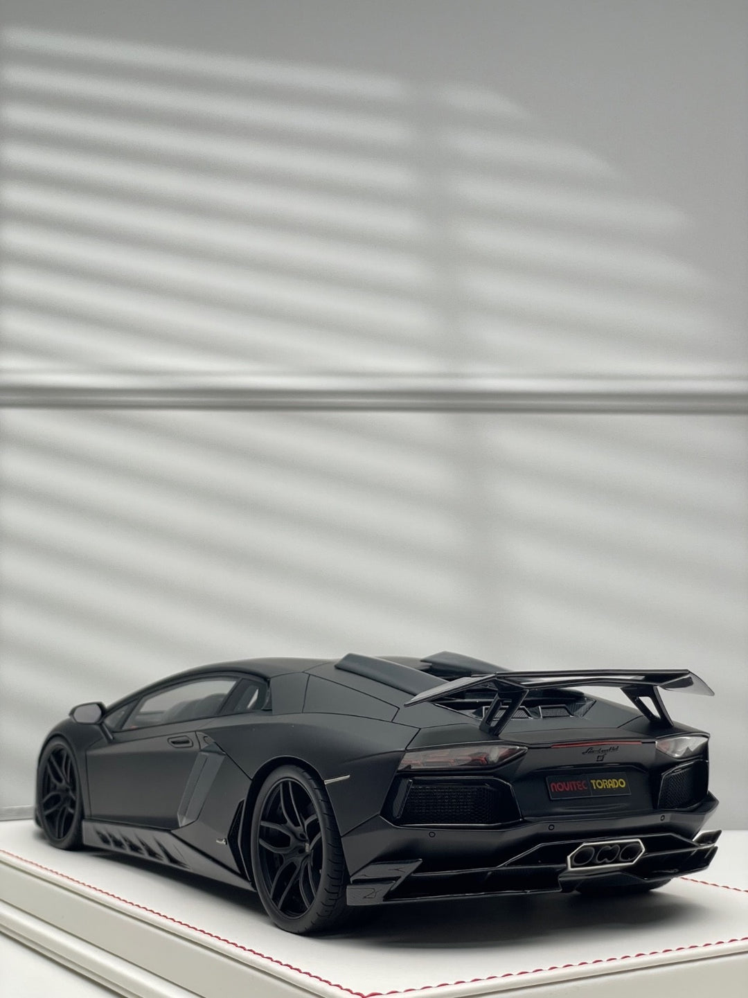 Lamborghini Aventador NOVITEC (Matte Black) [Davis & Giovanni] 1/18 scale 1 OF 1