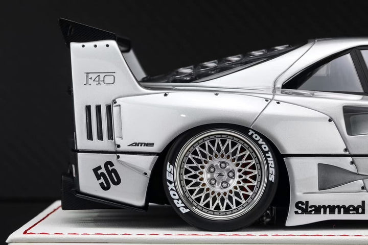 Ferrari F40 LBWK (Silver) [Davis & Giovanni] 1:18 scale