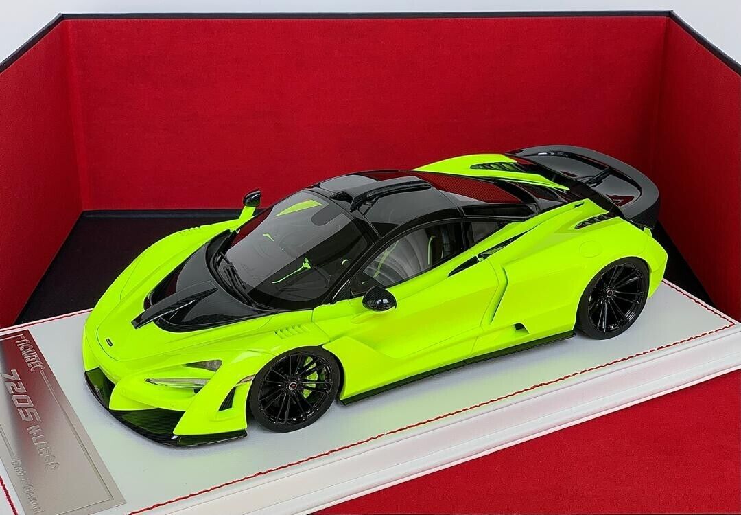 McLaren 720s N-LARGO NOVITEC (Neon Yellow) [Davis & Giovanni] 1/18 scale