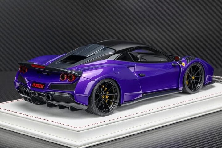 Ferrari F8 Tributo N-LARGO NOVITEC (Met Purple) [Davis & Giovanni] 1:18 scale