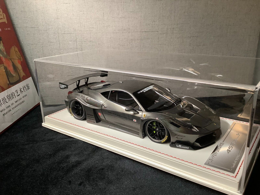 Ferrari 458 GT LBWK (Metallic Dark Gray) [Davis & Giovanni] 1/18 scale