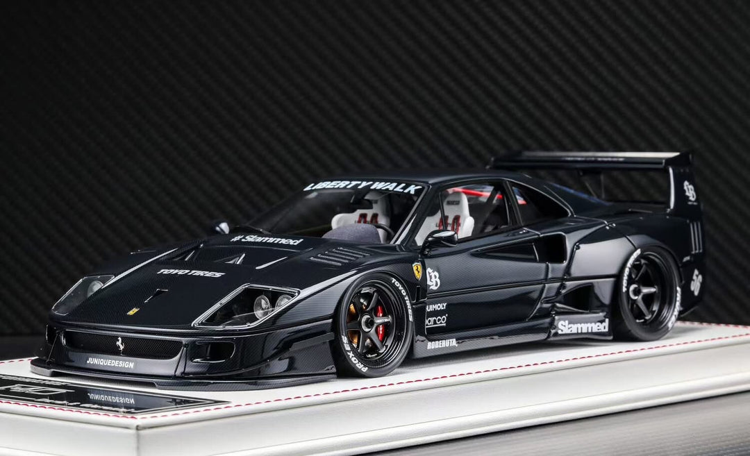 Ferrari F40 LBWK (Full Gloss Carbon Fiber) [Davis & Giovanni] 1:18 scale