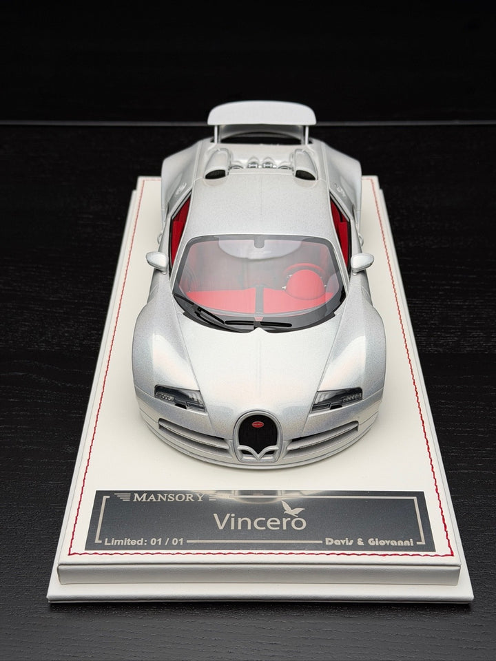 BUGATTl Veyron Mansory "Vincero" (Fantasy White) [Davis & Giovanni] 1:18 scale