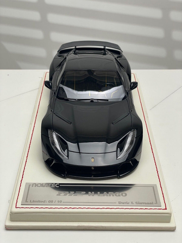 Ferrari 812 N-LARGO NOVITEC (Nero Daytona) [Davis & Giovanni] 1:18 scale