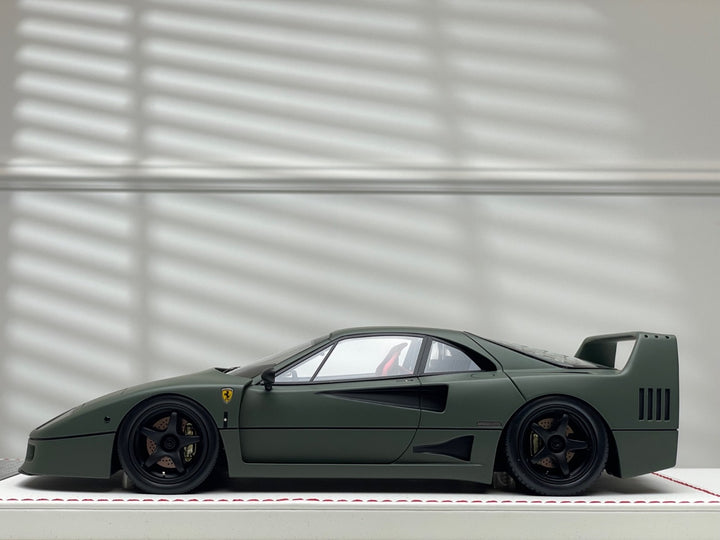 Ferrari F40 (Matte Dark Green) [Davis & Giovanni] 1:18 scale