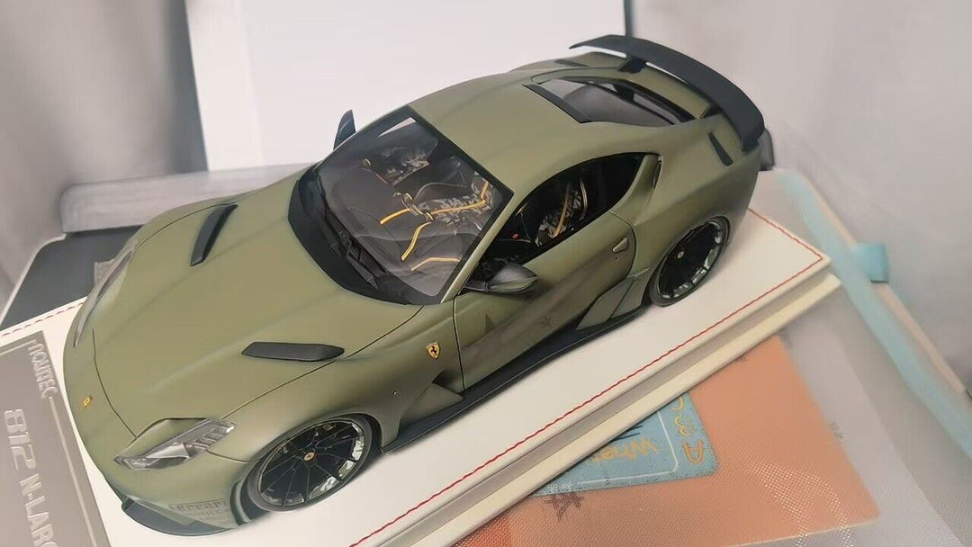 Ferrari 812 N-LARGO NOVITEC (Matt Dark Green) [Davis & Giovanni] 1/18 scale
