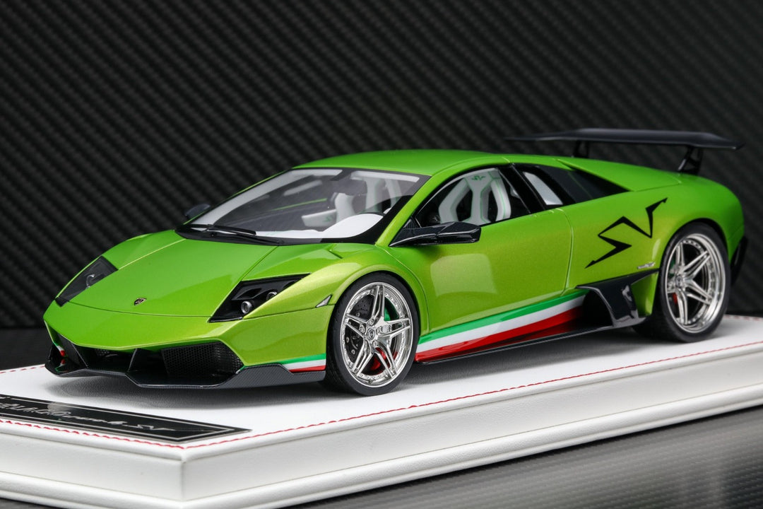Lamborghini Murcielago SV (Green/ Italy Stripe) [Davis & Giovanni] 1:18 scale