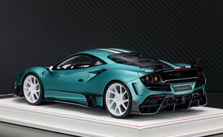 Ferrari F8XX Mansory (Ice Blue/ White) [Davis & Giovanni] 1:18 scale