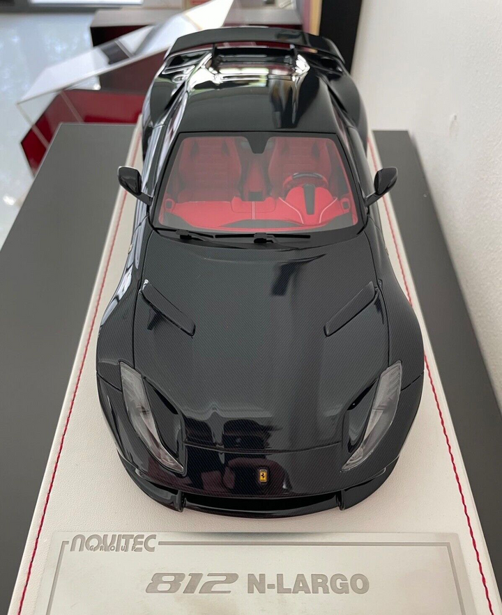Ferrari 812 N-LARGO NOVITEC (Full Gloss Carbon) [Davis & Giovanni] 1/18 scale