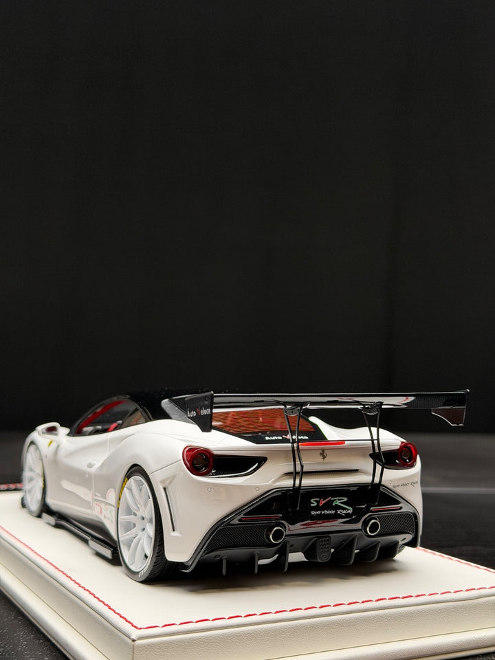 Ferrari 488 GTB SVR (White) [Davis & Giovanni] 1:18 scale - 1 OF 1