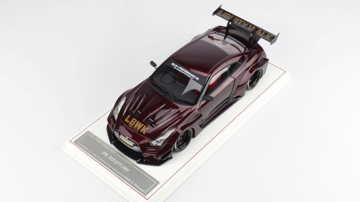 Nissan R35 GT-RR LBWK (Wine Red) [Davis & Giovanni] 1/18 scale
