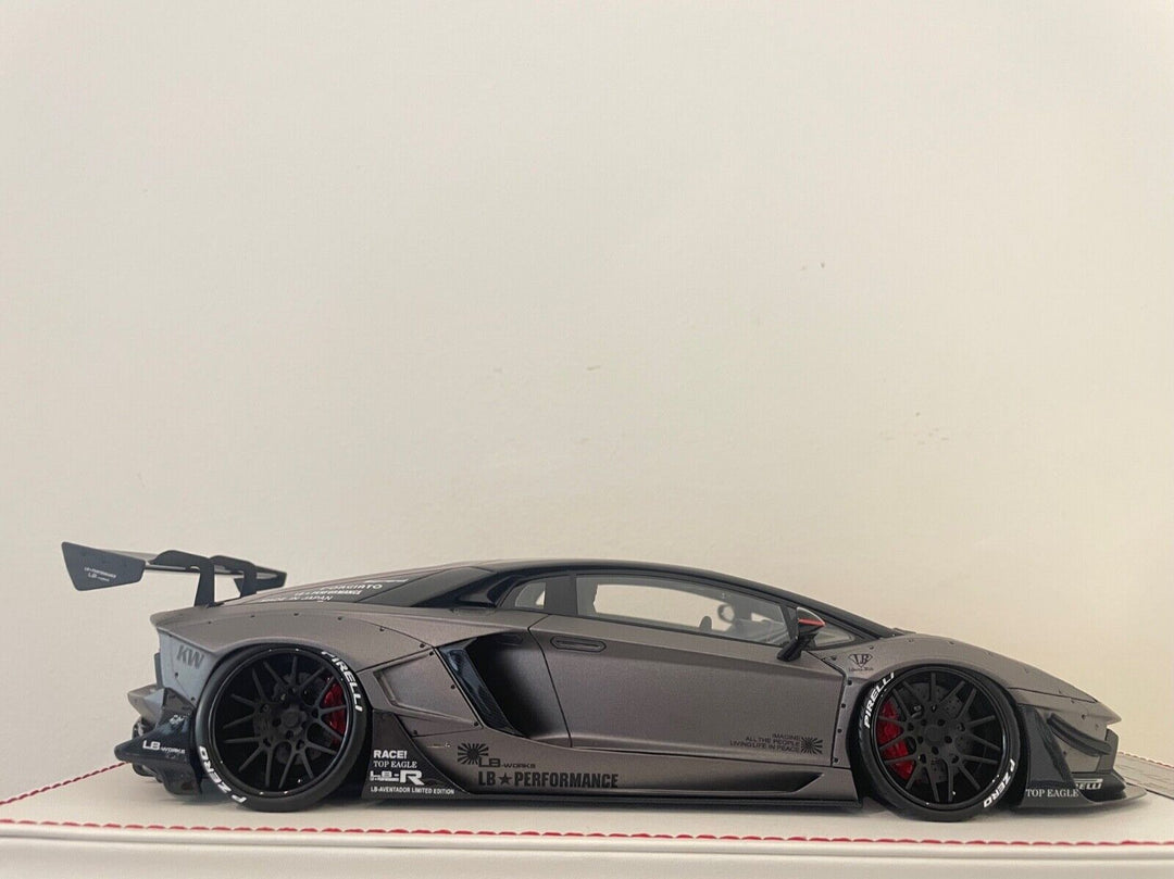 Lamborghini Aventador 2.0 LBWK (Matt Dark Gray) [Davis & Giovanni] 1/18 scale