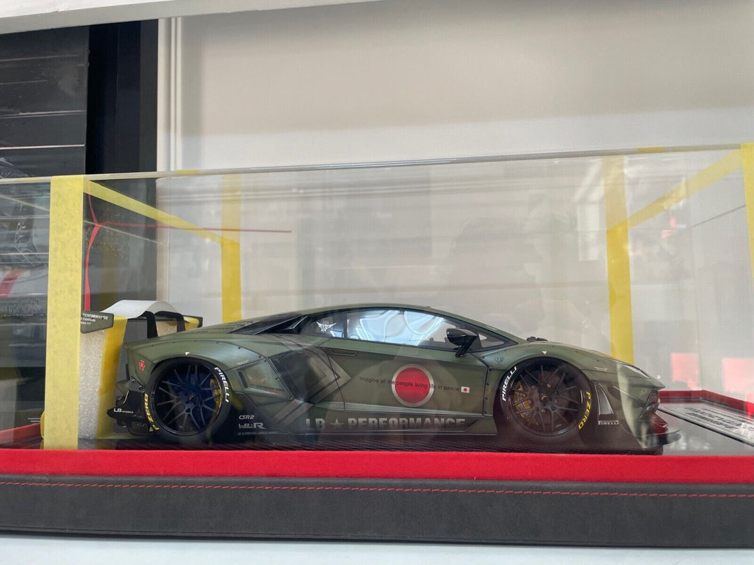 Lamborghini Aventador 2.0 LBWK(Matt Green Zero Zen)[Davis & Giovanni] 1/12 scale