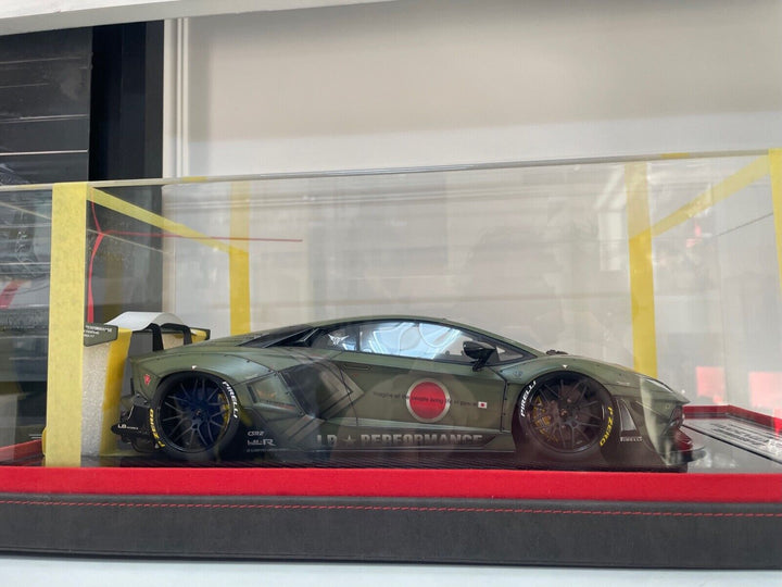 Lamborghini Aventador 2.0 LBWK(Matt Green Zero Zen)[Davis & Giovanni] 1/12 scale