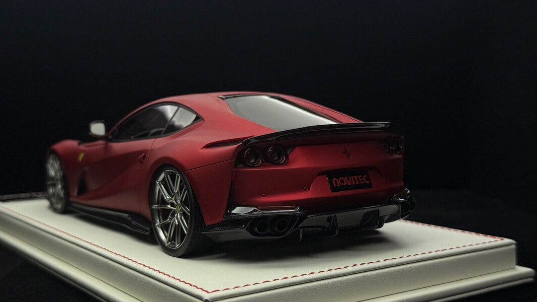 Ferrari 812 Superfast NOVITEC Matt Chrome Red[Davis & Giovanni]1:18 scale 1 OF 1