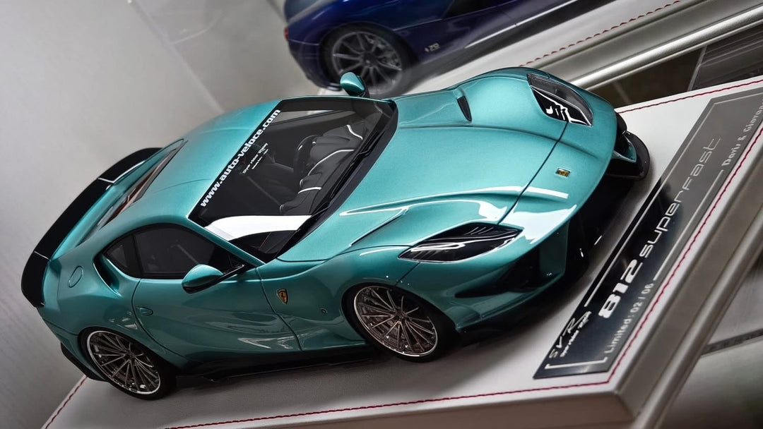 Ferrari 812 Superfast SVR (Metallic Light Blue) [Davis & Giovanni] 1:18 scale