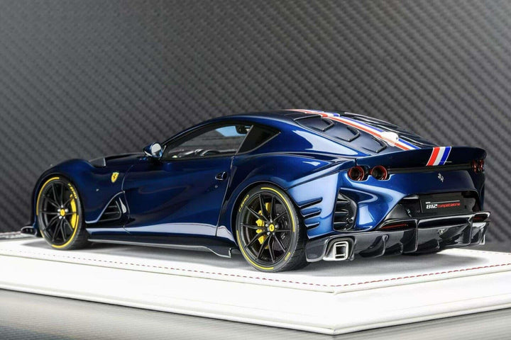 Ferrari 812 Competizione NOVITEC (Blue) [Davis & Giovanni] 1/18 scale 112 RARE