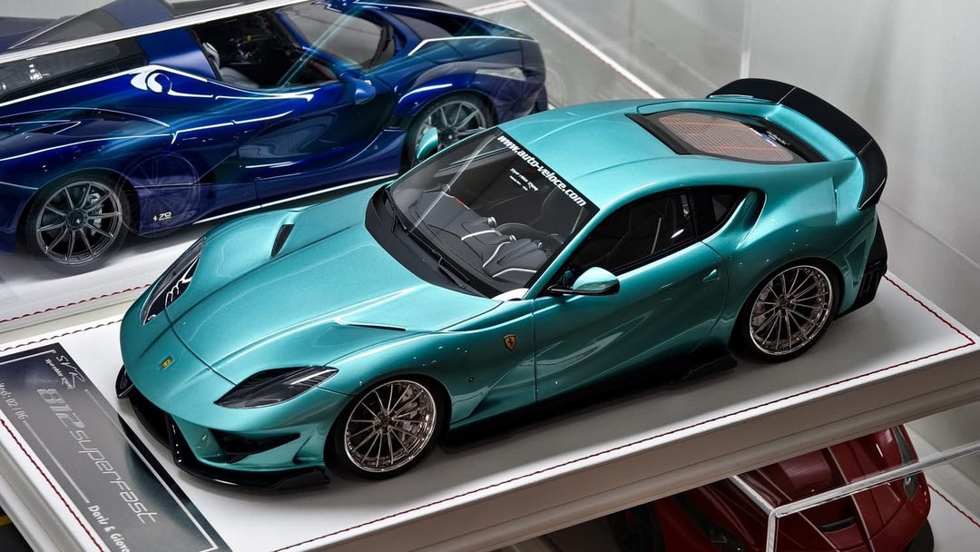 Ferrari 812 Superfast SVR (Metallic Light Blue) [Davis & Giovanni] 1:18 scale
