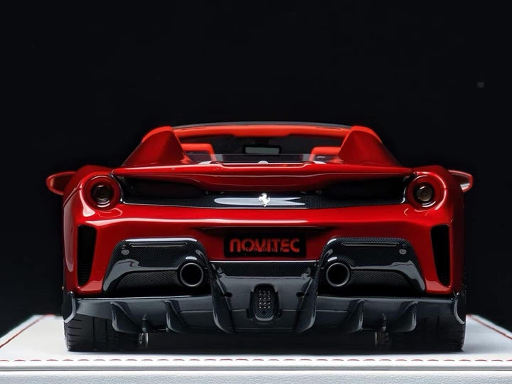 Ferrari 488 Pista Spider NOVITEC (Candy Red) [Davis & Giovanni] 1/18 scale