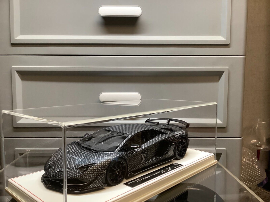 Lamborghini Aventador SVJ (Black/ LV Monorgram) [Davis & Giovanni] 1/18 scale