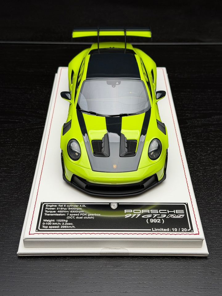Porsche 911 GT3 RS (Acid Green) [Davis & Giovanni] 1:18 scale