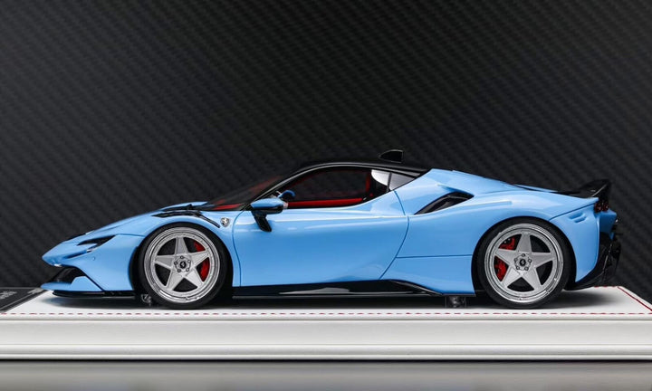 Ferrari SF90 Stradale NOVITEC (Baby Blue) [Davis & Giovanni] 1:18 scale