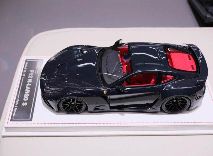 Ferrari F12 N-LARGO S NOVITEC (Full Gloss Carbon) [Davis & Giovanni] 1:18 scale