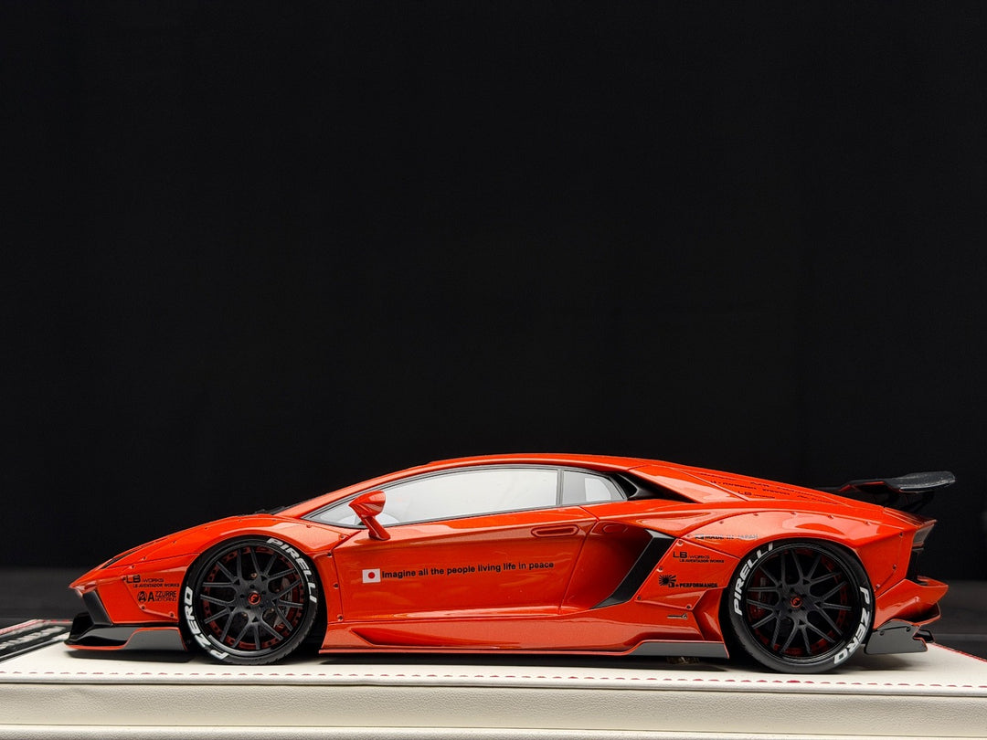 Lamborghini Aventador LBWK (Orange) [Davis & Giovanni] 1:18 scale
