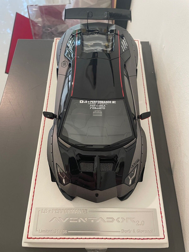 Lamborghini Aventador 2.0 LBWK (Matt Dark Gray) [Davis & Giovanni] 1/18 scale
