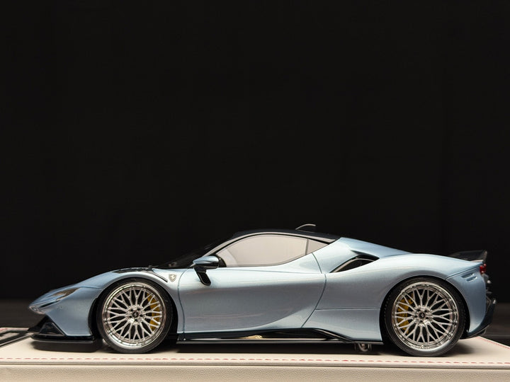 Ferrari SF90 Stradale NOVITEC (Ice Blue) [Davis & Giovanni] 1:18 scale