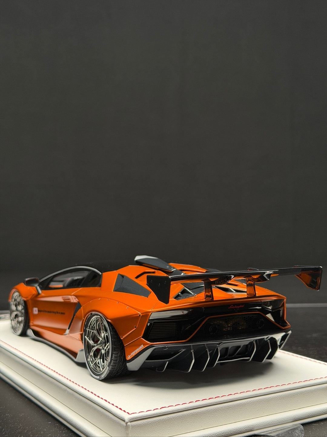 Lamborghini Aventador SVJ LBWK (Mat Chrome Orange) [Davis & Giovanni] 1:18 scale