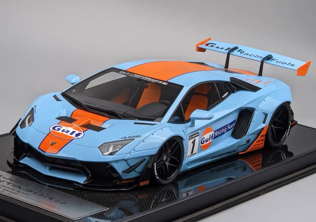 Lamborghini Aventador 2.0 LBWK (Gulf Racing Livery)[Davis & Giovanni] 1:12 scale