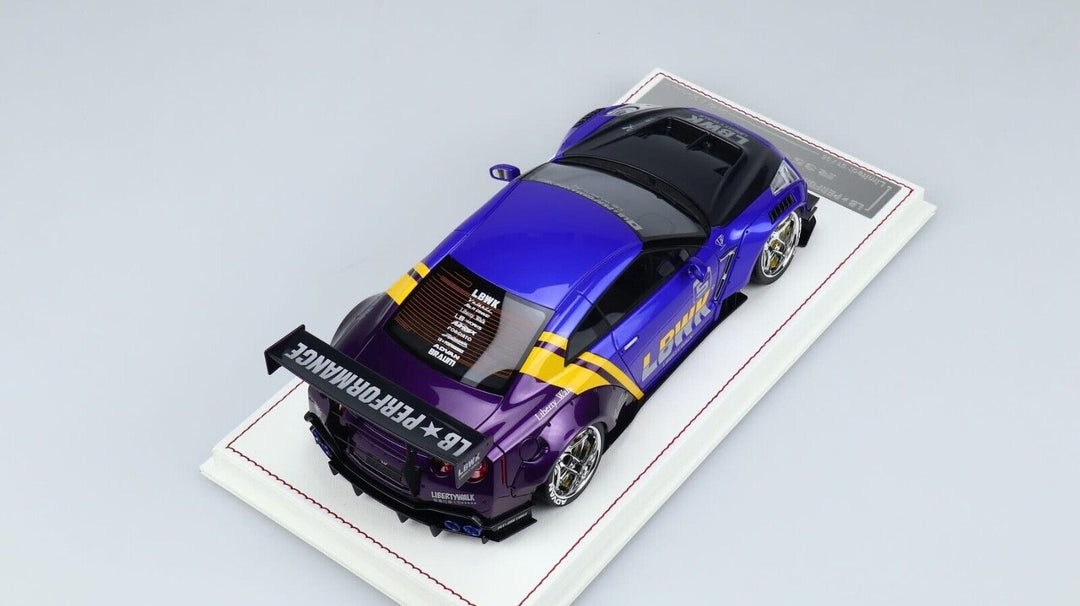 Nissan GTR R-35 Type 2 LBWK (Gloss Blue/ Purple) [Davis & Giovanni] 1/18 scale