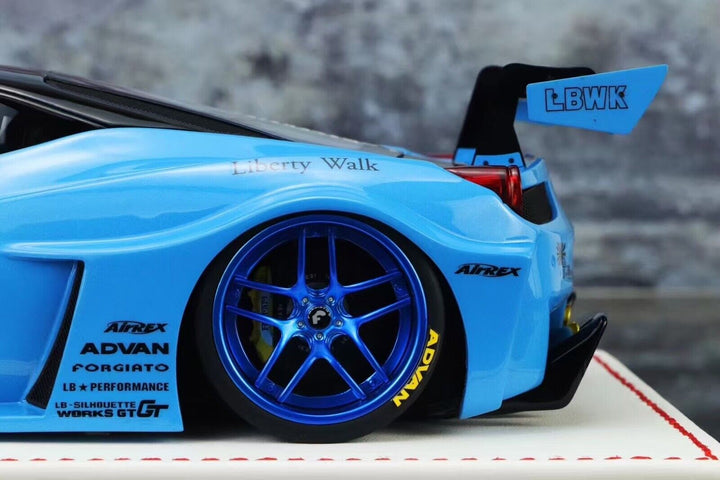 Ferrari 458 GT LBWK (Blue) [Davis & Giovanni] 1/18 scale