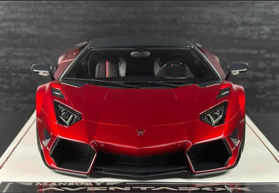 Lamborghini Aventador Mansory (Electroplated Red) [Davis & Giovanni] 1:18 scale