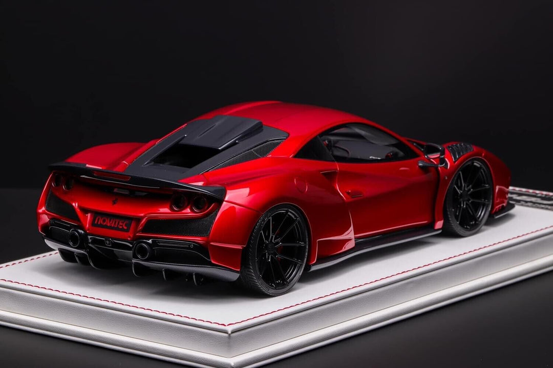 Ferrari F8 Tributo Nlargo (Candy Red) [Davis & Giovanni] 1/18 scale