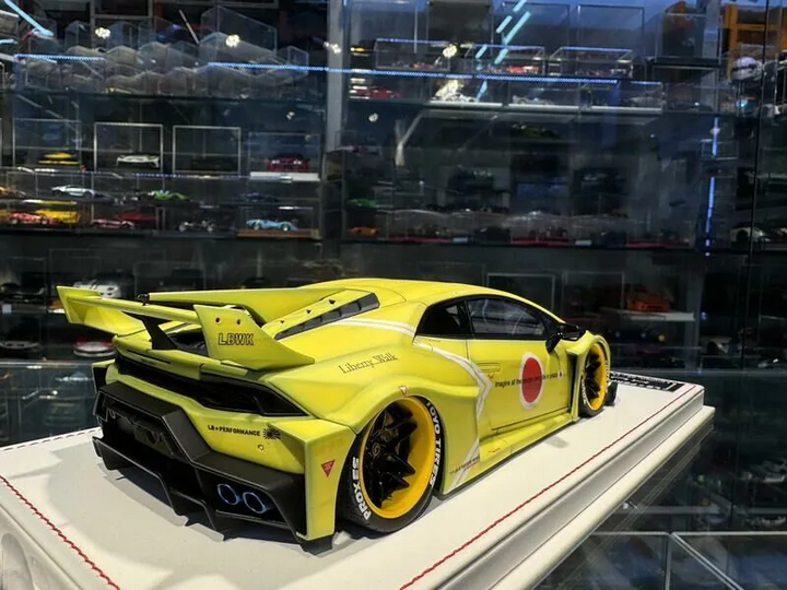 Lamborghini Huracan GT LBWK (Matt Yellow ZF) [Davis & Giovanni] 1/18 scale