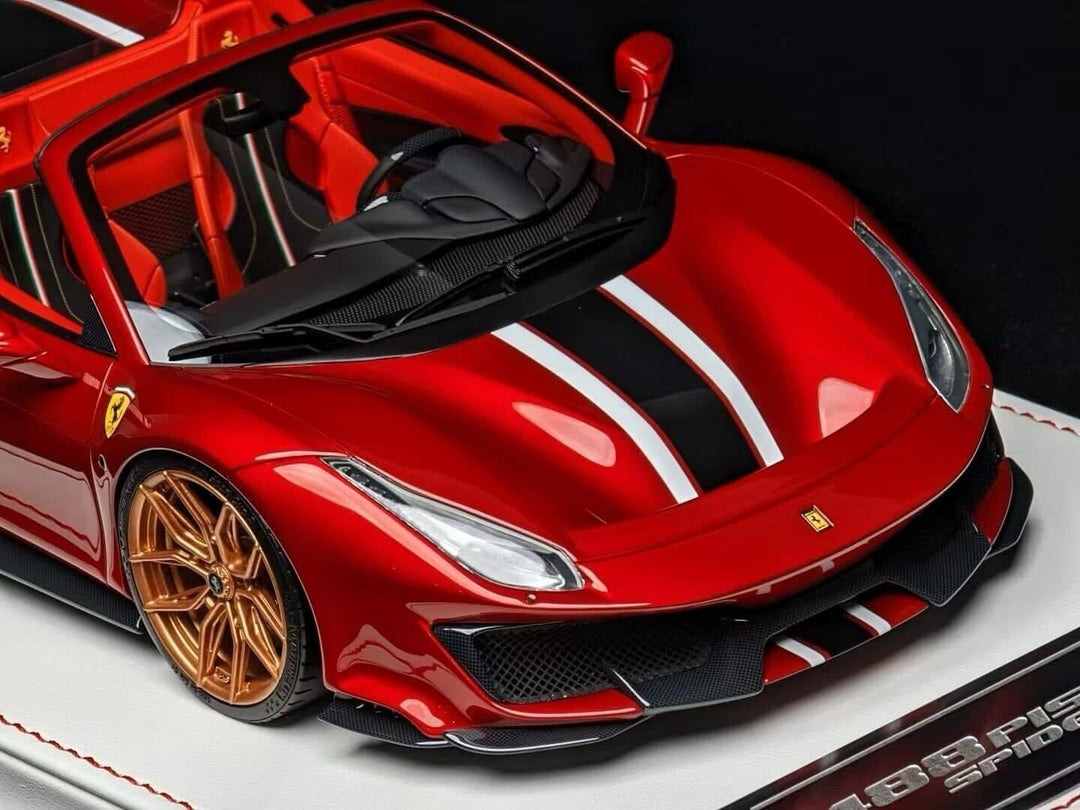 Ferrari 488 Pista Spider NOVITEC (Candy Red) [Davis & Giovanni] 1/18 scale