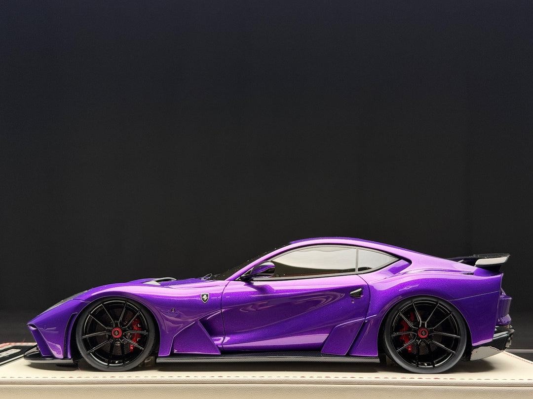 Ferrari 812 N-LARGO NOVITEC (Purple) [Davis & Giovanni] 1:18 scale