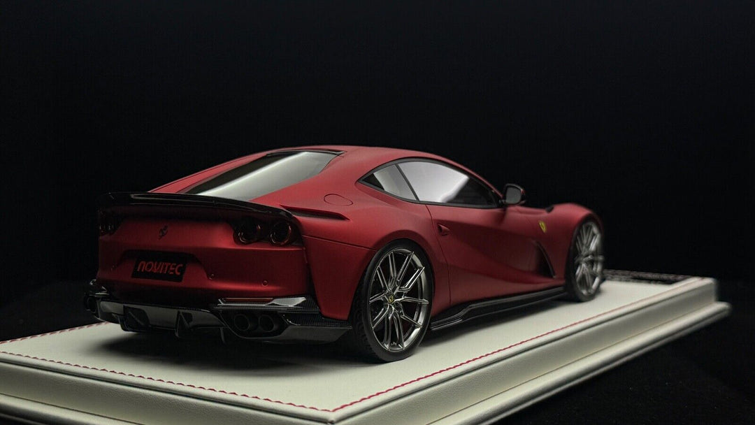 Ferrari 812 Superfast NOVITEC Matt Chrome Red[Davis & Giovanni]1:18 scale 1 OF 1